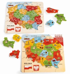 Mapa Polski puzzle - Daffi