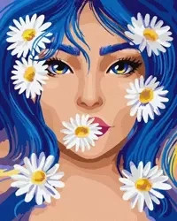 Malowanie po numerach - Rumiankowy.. 40x50cm - Ideyka