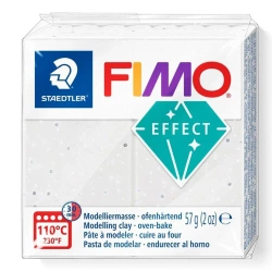 Masa termoutwardzalna Fimo 57g biały granit - Staedtler
