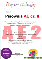 Program edukacyjny. Pisownia ĄĘ. Część 2. Licencja wielostanowiskowa wieczysta - praca zbiorowa