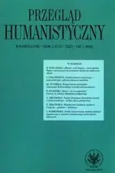 Przegląd Humanistyczny 2023/1 (480) - Maciej Mróz