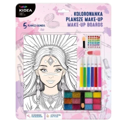 Kolorowanka plansze make-up Kidea - DERFORM