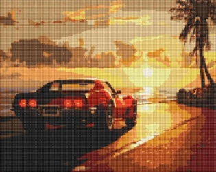 Diamentowa mozaika - Podróż przez wybrzeże 40x50cm - Ideyka