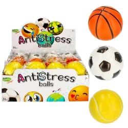 Piłka antystresowa 7cm Sport mix - Mega Creative