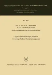 Kopplungserscheinungen zwischen ferromagnetischen Elementarprozessen - Bittel Heinz