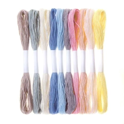 Zestaw mulin pastelowe 8m 10szt - Dalprint dpCraft