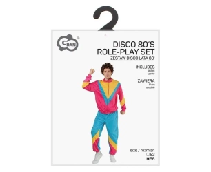Strój dla mężczyzn Disco Lata 80 rozm. 56 - Godan
