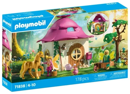 Playmobil Przytulny dom wróżek i złoty jednorożec 71838