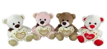 Miś z sercem 20cm MIX - Sun-Day