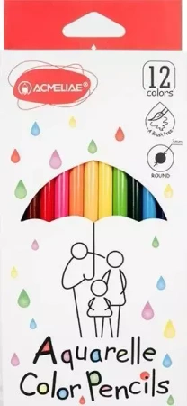 Kredki akwarelowe Acmeliae 12 kolorów - Fandy