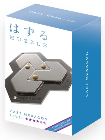 Łamigłówka Huzzle Cast Hexagon poziom 4/6 - Hanayama