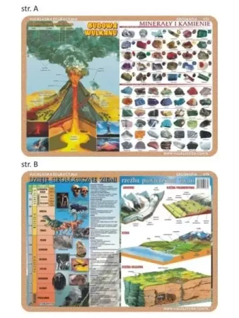 Podkładka edu. 036 - Wulkan, minerały, dzieje... - Visual System