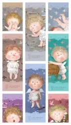 Torebka ozdobna pionowa BUTELKA FRESH