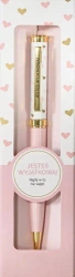Długopis z grawerem na prezent Jesteś Wyjątkowa - Be-Happy Gifts