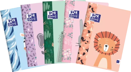 Zeszyt Oxford Kids A5/32K linia podwójna kolorowa