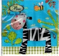 Serwetki Happy Zebra - PAW
