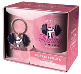 Zestaw kubek + brelok Hobby-Fitness - Pan Dragon