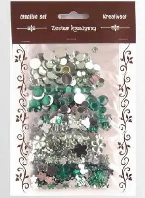 Zestaw kamyczków zielonych 35g - Galeria Hobby