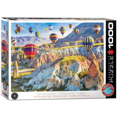Puzzle 1000 Hot Air Balloons Over Cappadoc 6000-5717 - Eurographics
