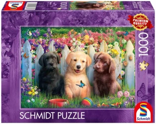 Puzzle PQ 1000 Słodkie szczeniaki - Schmidt