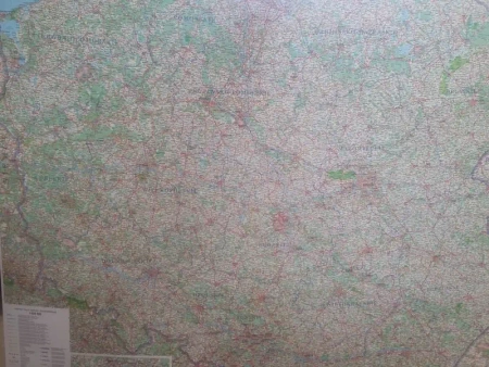 Mapa ścienna Polski 1:650000 - Opracowanie zbiorowe