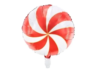 Balon foliowy Cukierek 35cm czerwony - PartyDeco