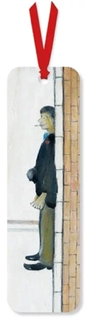 Zakładka do książki Man lying on a wall - Museums & Galleries