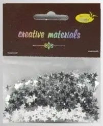 Elementy z folii gwiazdki srebrne 15g - Galeria Hobby