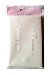 Karty tłoczone + koperty serduszka creme 06 5szt - Galeria Hobby