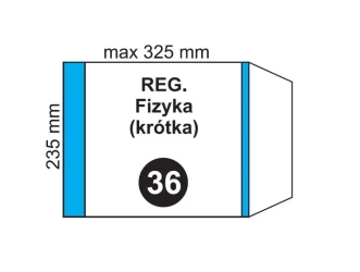 Okładka na podr regulowana NR 36 (20szt) - Fol-Plast