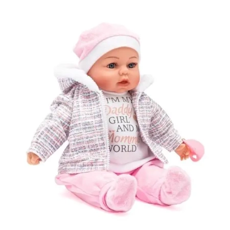 Lalka Amelka mówiąca i śpiewająca po polsku 46cm - Baby Mix