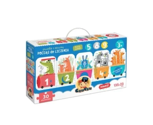 Puzzle z dziurką Pociąg do liczenia - CzuCzu