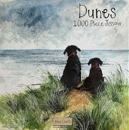 Puzzle 1000 Psy na wydmach - Alex Clark