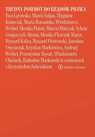 Trudny powrót do rządów prawa - Krzysztof Sobczak
