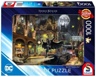Puzzle 1000 PQ T.Kinkade Batman Gotham City 113546 - Schmidt Spiele Puzzle