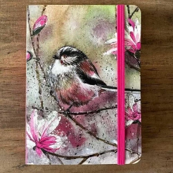 Notatnik z gumką A6 SCN33 Ptak Raniuszek - Alex Clark