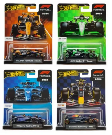 Hot Wheels Formuła 1 samochodzik - Mattel