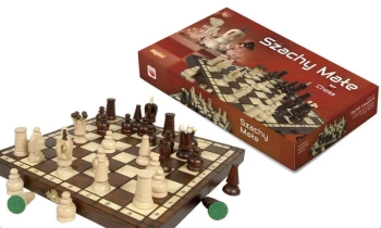 Szachy drewniane małe 28cm - Rafał Magiera