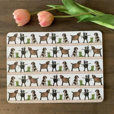 Podkładka pod talerz MT44 Wiejskie psiaki - Alex Clark