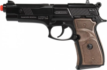 Pistolet policyjny metalowy 8 naboi - Gonher