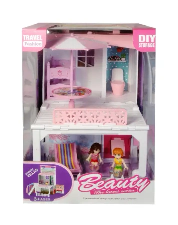 Domek villa piętrowa dla mini laleczek - SWEDE