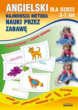 eBook Angielski dla dzieci 3-7 lat. Najnowsza metoda nauki przez zabawę. Karty obrazkowe – czytanie globalne - Katarzyna Piechocka-Empel