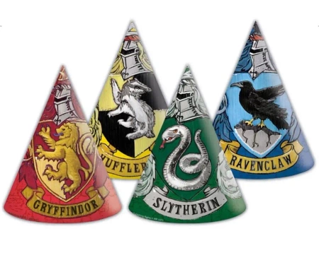 Czapeczki papierowe Harry Potter MIX 6szt - Godan