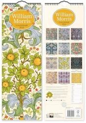 Kalendarz 2026 ścienny paskowy William Morris - Flame Tree