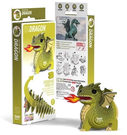 Smok Eugy. Eko Układanka 3D - Eugy