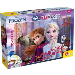 Kraina Lodu. Puzzle dwustronne Maxi 150 el. - Lisciani