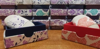 Gumka ozdobna w pudełku mix wzorów - Rossi