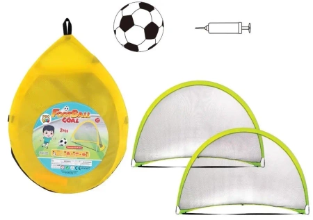 Bramki półokrągłe 2szt z piłką - Pro Kids