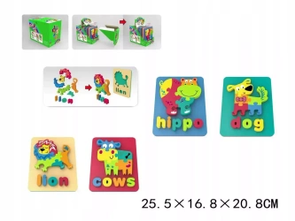 PUZZLE PIANKOWE ZWIERZĄTKA