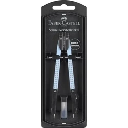 Cyrkiel grip 2001 Faber Castell jasnoniebieski